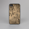 The Brown Aged Floral Pattern Skin-Sert for the Apple iPhone 4-4s Skin-Sert Case