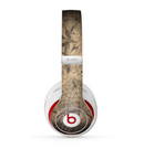 The Brown Aged Floral Pattern Skin for the Beats by Dre Studio (2013+ Version) Headphones