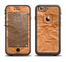 The Brown Crumpled Paper Apple iPhone 6/6s LifeProof Fre Case Skin Set