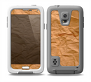 The Brown Crumpled Paper Skin for the Samsung Galaxy S5 frē LifeProof Case