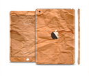 The Brown Crumpled Paper Full Body Skin Set for the Apple iPad Mini 3