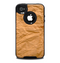 The Brown Crumpled Paper Skin for the iPhone 4-4s OtterBox Commuter Case