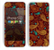 The Brown & Gold Paisley Pattern Skin for the Apple iPhone 5c