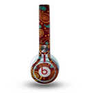 The Brown & Gold Paisley Pattern Skin for the Beats by Dre Mixr Headphones