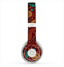 The Brown & Gold Paisley Pattern Skin for the Beats by Dre Solo 2 Headphones