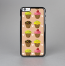 The Brown, Pink and Yellow Cupcake Collage Skin-Sert Case for the Apple iPhone 6 Plus