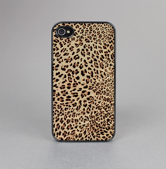 The Brown Vector Leopard Print Skin-Sert for the Apple iPhone 4-4s Skin-Sert Case
