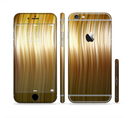 The Brown Vector Swirly HD Strands Sectioned Skin Series for the Apple iPhone 6s Plus