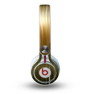 The Brown Vector Swirly HD Strands Skin for the Beats by Dre Mixr Headphones