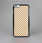 The Brown & White Striped Pattern Skin-Sert Case for the Apple iPhone 6 Plus