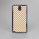 The Brown & White Striped Pattern Skin-Sert Case for the Samsung Galaxy Note 3