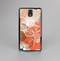 The Brown and Orange Transparent Flowers Skin-Sert Case for the Samsung Galaxy Note 3