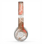 The Brown and Orange Transparent Flowers Skin for the Beats by Dre Solo 2 Headphones