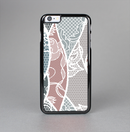 The Brown and Teal Lace Design Skin-Sert Case for the Apple iPhone 6 Plus