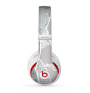 The Brown and Teal Lace Design Skin for the Beats by Dre Studio (2013+ Version) Headphones