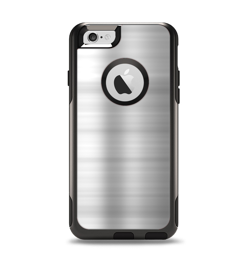 The Brushed Metal Surface Apple iPhone 6 Otterbox Commuter Case Skin Set