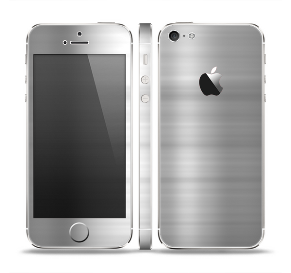 The Brushed Metal Surface Skin Set for the Apple iPhone 5