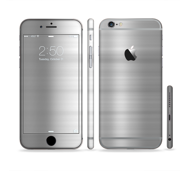 The Brushed Metal Surface Sectioned Skin Series for the Apple iPhone 6s