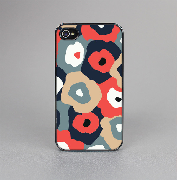 The Bulky Colorful Flowers Skin-Sert for the Apple iPhone 4-4s Skin-Sert Case
