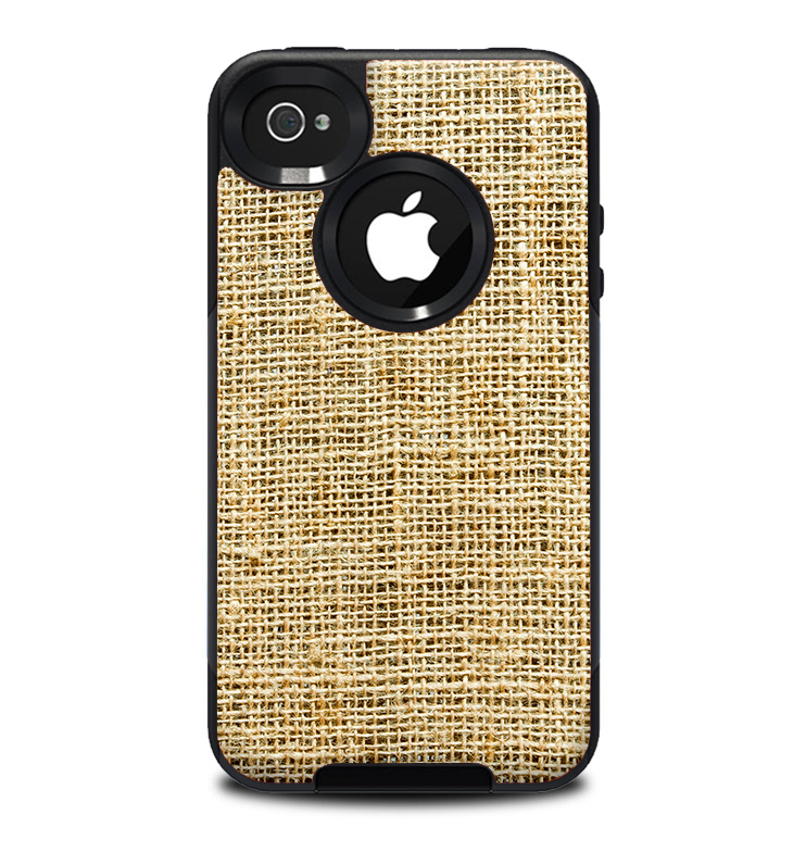 The Burlap Texture Skin for the iPhone 4-4s OtterBox Commuter Case