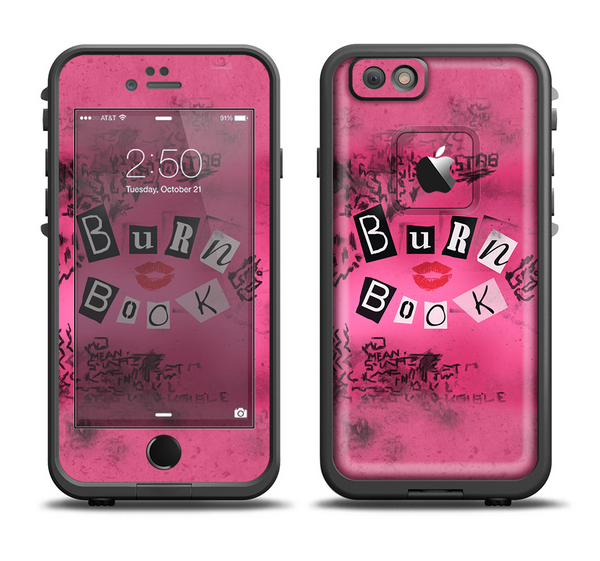 The Burn Book Pink Apple iPhone 6 LifeProof Fre Case Skin Set