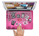The Burn Book Pink Skin Set for the Apple MacBook Pro 15" with Retina Display