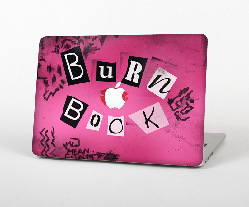 The Burn Book Pink Skin Set for the Apple MacBook Pro 15" with Retina Display