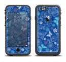 The Butterfly Blue Laced Apple iPhone 6/6s Plus LifeProof Fre Case Skin Set