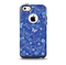 The Butterfly Blue Laced Skin for the iPhone 5c OtterBox Commuter Case