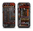 The Cafe Word Cloud Apple iPhone 6/6s LifeProof Fre Case Skin Set