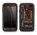 The Cafe Word Cloud Samsung Galaxy S4 LifeProof Fre Case Skin Set