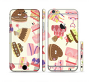 The Cakes and Sweets Pattern Sectioned Skin Series for the Apple iPhone 6s Plus