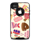 The Cakes and Sweets Pattern Skin for the iPhone 4-4s OtterBox Commuter Case