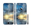 The Calm Ocean Sunset Sectioned Skin Series for the Apple iPhone 6s Plus