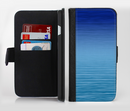 The Calm Water Ink-Fuzed Leather Folding Wallet Credit-Card Case for the Apple iPhone 6/6s, 6/6s Plus, 5/5s and 5c