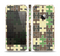 The Camouflage Colored Puzzle Pattern Skin Set for the Apple iPhone 5s