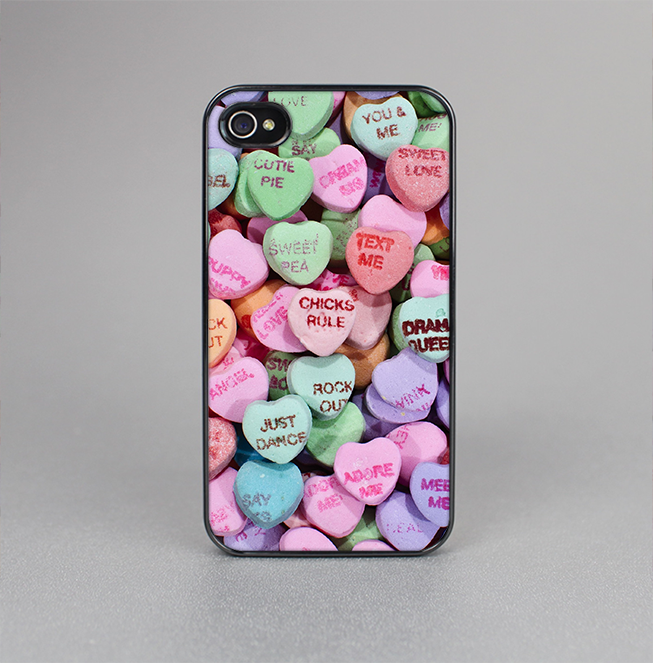 The Candy Worded Hearts Skin-Sert for the Apple iPhone 4-4s Skin-Sert Case