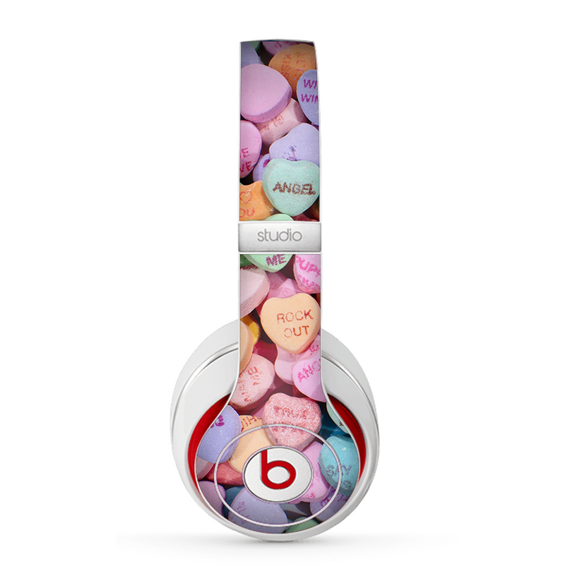 The Candy Worded Hearts Skin for the Beats by Dre Studio (2013+ Version) Headphones