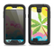 The Cartoon Bright Palm Tree Beach Samsung Galaxy S4 LifeProof Fre Case Skin Set