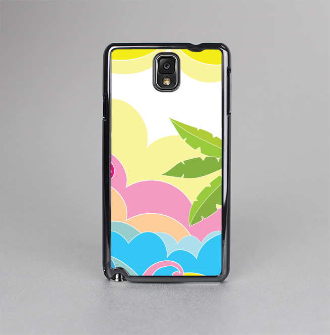 The Cartoon Bright Palm Tree Beach Skin-Sert Case for the Samsung Galaxy Note 3