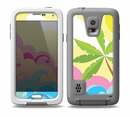 The Cartoon Bright Palm Tree Beach Skin for the Samsung Galaxy S5 frē LifeProof Case