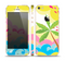 The Cartoon Bright Palm Tree Beach Skin Set for the Apple iPhone 5s