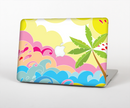 The Cartoon Bright Palm Tree Beach Skin for the Apple MacBook Air 13"