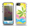 The Cartoon Bright Palm Tree Beach Skin for the iPhone 5-5s OtterBox Preserver WaterProof Case