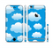The Cartoon Cloudy Sky Sectioned Skin Series for the Apple iPhone 6