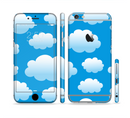 The Cartoon Cloudy Sky Sectioned Skin Series for the Apple iPhone 6/6s Plus