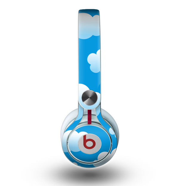 The Cartoon Cloudy Sky Skin for the Beats by Dre Mixr Headphones