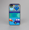 The Cartoon Colored Vector Owls with Cars Skin-Sert for the Apple iPhone 4-4s Skin-Sert Case
