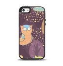 The Cartoon Curious Owls Apple iPhone 5-5s Otterbox Symmetry Case Skin Set