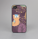 The Cartoon Curious Owls Skin-Sert for the Apple iPhone 4-4s Skin-Sert Case